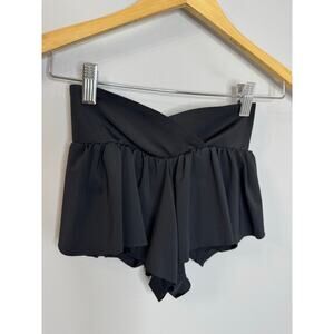 Katie J NYC Black Skirt Skort Girls Small Swim Tennis